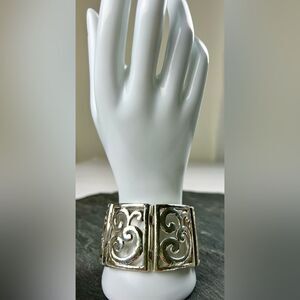 Brighton Vennia Hammered Scroll Bracelet